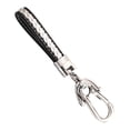 thumbnail image 2 of SmartBy Modern Braided Microfiber Faux Leather Lanyard Car Keychain Black Buckle DIY Car Key Ring Fashion Accessories, 2 of 7