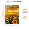 thumbnail image 2 of Acheng Sunflower Painting Wall Art Canvas - Sunshine Framed Pictures Florals Giclee Prints Modern Home Decor Sunset Landscape Artwork Yellow Flowers for Living Room Kitchen Ready to Hang  16x20 in, 2 of 5