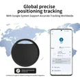 thumbnail image 2 of GPS Smart Tracker Tag Bluetooth Locator Anti-Lost Device Mobile Keys Pet Elderly Kids Finder Work with Android Google Find My (black), 2 of 7