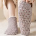 thumbnail image 5 of Dwellite Unisex Fuzzy Socks with Fluffy Warm Slipper Socks Non Slip Grippy Socks Cozy Thick House Socks for Winter Coffee, 5 of 7