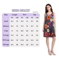 thumbnail image 4 of FORMRS Summer Dress for Women Loose U Neck Sleeveless Midi Beach Sundresses with Pockets, Purple Flowers, 4 of 8