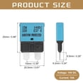 thumbnail image 2 of 1 Pack 14V DC 15A Blue ATC/ATO Automatic Mini Resettable Fuse for Car, 2 of 5