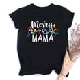 thumbnail image 4 of Ropa a juego para la familia con Feliz Navidad, trajes de fiesta, tops, mono de bebé, camiseta con look para papá, mamá, hija e hijo, camiseta festiva, 4 of 5