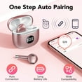 thumbnail image 6 of Wireless Earbuds Bluetooth Headphone 60H Deep Bass Loud Sound with 4 Mic Clear Call Ear Buds Noise Cancelling IP7 in-Ear Headphones with Wireless Charging Case Compatible for iPhone Android Rose Pink, 6 of 6