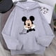 thumbnail image 5 of Sudadera con estampado de dibujos animados de Disney Frauen Lustige Hip Hop Mickey Maus Druck Herbst Und modo de invierno Harajuku Stil Sudadera con capucha, 5 of 5