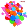 thumbnail image 2 of Baohd 150Pcs Self-adhesive Foams Stickers Colorful DIY Sponge Sticker Three-dimensional Decal Kindergarten Handmade Educational 1Set, 2 of 6