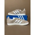 thumbnail image 2 of Adi-das Men’s Gazelle Casual Shoes Magic Beige/Footwear White IH9865 Size 8M, 2 of 6