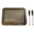 thumbnail image 1 of Aqestyerly Wooden Money Box With Money And Numbers With Counter Crafts Portable Storage Case Money Saving Box For Adults Child Small Wooden Money Box With Marker Pen, 1 of 5