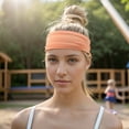 thumbnail image 2 of Unique Bargains 1 Pc Perspiration-Wicking Headband for Yoga Orange, 2 of 6
