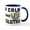 White/Navy Inside, variant on CafePress - Keep Calm And Love Sloths - 11 oz Ceramic Mug - Novelty Coffee Tea Cup