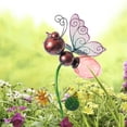 thumbnail image 5 of Red Solar Butterfly Stake Light, 5 of 7