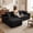 Black-Right Side, variant on avobird Cloud Modular Sectional Sofa Couch Ottoman, Black