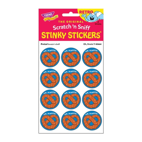 OH KNOTS! PRETZ STINKY STICKERS