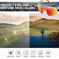 thumbnail image 3 of Pit Viper Kids Glasses Outdoor Sunglasses Polarized Cycling Sunglasses For Men Women, Uv400 Sports Glasses For Youth Windproof Goggles For Baseball Go, 3 of 3