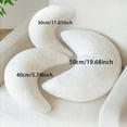 thumbnail image 7 of SUSIELADY Plush Moon Pillow, Soft and Cozy Crescent Moon Shaped Stuffed Cushion for Kids and Adults, Decor Pillow for Bed Couch Sofa Bedroom Living Room, 11.81" x 9.84", Purple, 7 of 7