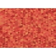 thumbnail image 1 of Ahgly Company Indoor Rectangle Patterned Orange Red Orange Area Rugs, 7' x 10', 1 of 6