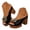 Black, variant on Dakaela Heels for Women Block Chunky Platform High Heel Peep Toe Sandals Women's Bridal Party Wedding Pumps Dress Shoes (6.5,Black)