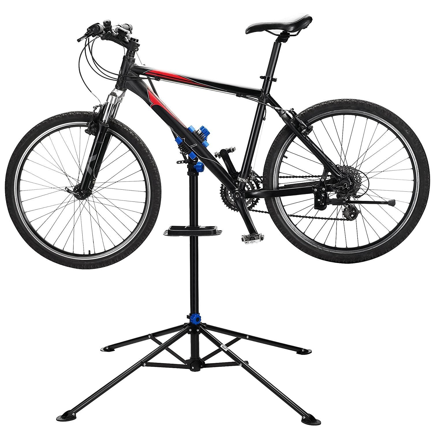 Stanz TM Adjustable Bike Repair Stand Includes Tool Tray 75 LBS Capacity Walmart