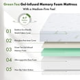 thumbnail image 4 of 8" Twin Mattress Bed in a Box, Cooling Memory Foam Mattress for Pressure Relief, 4 of 8