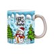 thumbnail image 2 of Taza Navideña Inflada con Diseño de Muñeco de Nieve, Taza de Papá Noel Inflada de 15 Oz y 11 Oz., 2 of 7