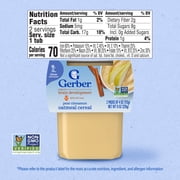 (2 pack) Gerber 2nd Foods Fruit & Cereal Puree Favorites Baby Food, Variety Pack, 4 oz Tubs (32 Pack)
