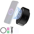 thumbnail image 1 of 15W Magnetic Wireless Car Charger Mount with 360-Degree Rotation for iPhone and Android Phones, 1 of 8