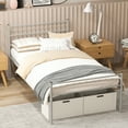 thumbnail image 4 of Costway Twin Metal Bed Frame Mattress Foundation No Box Spring Needed, 4 of 9