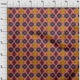 thumbnail image 2 of oneOone Organic Cotton Poplin Twill Fabric Geometric|Swirl & Paisley Ikat Print Sewing Fabric BTY 42 Inch Wide, 2 of 4