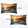 thumbnail image 2 of Balery Serene Ocean Sunset Bedding Queen Pillow Cases - Envelope Closure - Soft Brushed Microfiber Fabric - Shrinkage and Fade Resistant Pillow Cases-20"x30", 2 of 6