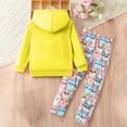 thumbnail image 4 of Bnwani Girls 2 Piece Sets Clothes Spring Hoodies Long Sleeve Cute Shirt Pullover Sweatshirts Sleepwear and Sweatpants, 4 of 6