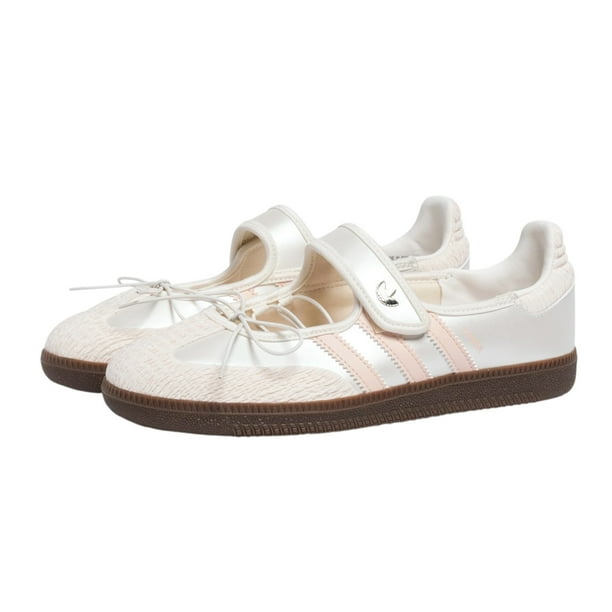 adidas gazelle silver green womens adidas Originals Black & White Sambae Sneakers