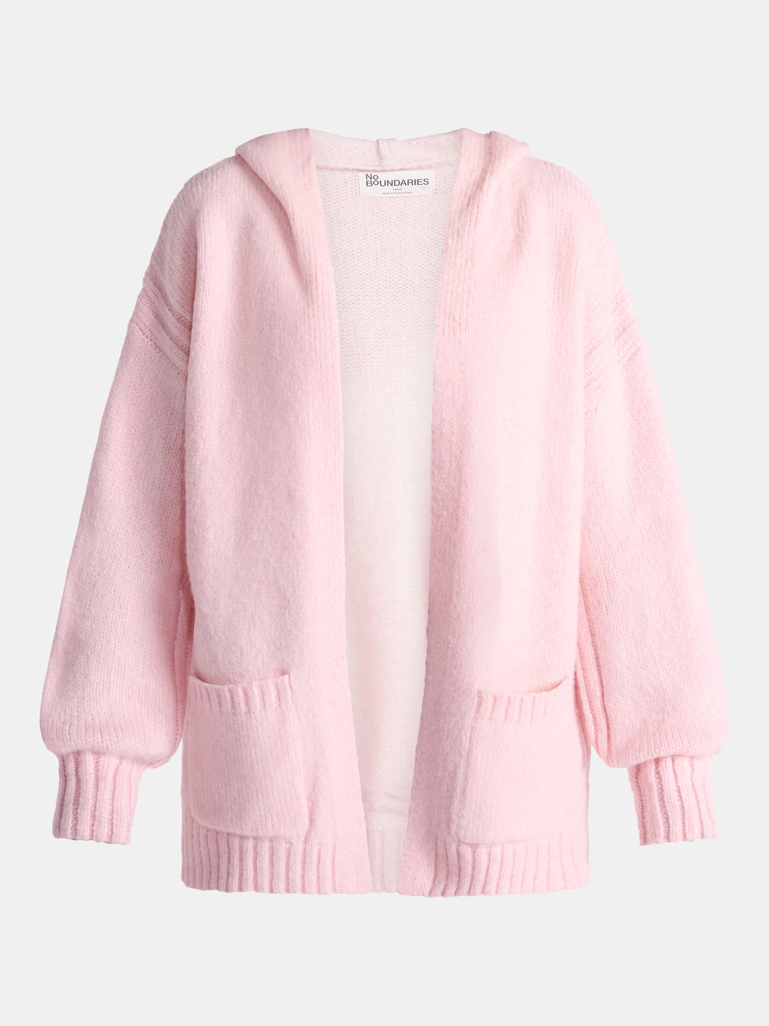 No Boundaries Fashion Hooded Cardigan, Women's