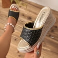thumbnail image 6 of Viluyesy Womens Slippers Open Toe Casual Fashion Non-Slip Womens Footwear Black Size 41, 6 of 10