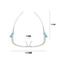 thumbnail image 4 of Visera protectora, con 1 máscara antivaho reemplazable y 1 gafas reutilizables, hombres y mujeres pueden proteger los ojos y la cara, 4 of 4