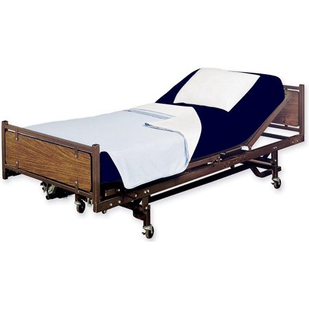 Fitted Hospital Bed Sheet Twin Extra-Long 36"X80"X9" Cotton Rich Twin XL by Crescent Bedding (Twin XL White)