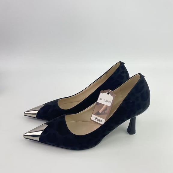 WHATSPOWS Shoes,Women's Sexy Pointed Toe High Heels, Patent Leather Pumps,Wedding Dress Shoes,Cute Evening Stilettos - Size 9.5