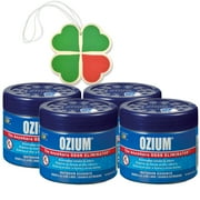 Ozium Air Sprays Ozium Gel Smoke Odors Eliminator 4 Pack With A Leaf Clover Car