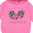 thumbnail image 3 of Inktastic Daddy's Racing Princess Pink Race Car Toddler Hoodie, 3 of 4