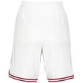 thumbnail image 4 of Holloway Sportswear XL Womens RETRO BASKETBALL SHORTS White/Scarlet 224377, 4 of 7