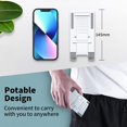 thumbnail image 4 of Cell Phone Stand for iPhone 14 Pro Max 13 12 11 XR Samsung A53 S22 S21 S20 Galaxy Z Flip 4 Pixel Aluminum Adjustable Cradle Dock Holder Tablet Kickstand for iPad Pro Mini Air Desk Home Office, 4 of 5