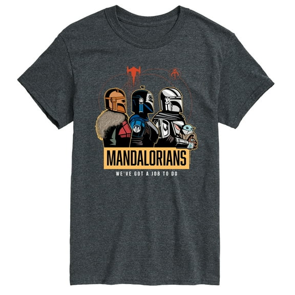 Star Wars - The Mandalorian Mando Space - Men's Short Sleeve Graphic T-Shirt