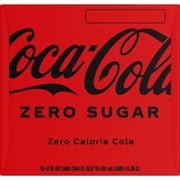 Coca-Cola Zero Sugar Soda Pop Fridge Pack Cans, 12 fl oz, 12 Pack