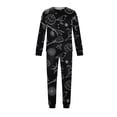 thumbnail image 6 of Halloween Family Matching Pajamas Sets, Halloween Family Loungewear, Ghost Printed Holiday PJS Sleepwear, Spooky Season Family Uniform Home Pajamas for Indoor Leisure Halloween Party for Family, 6 of 6