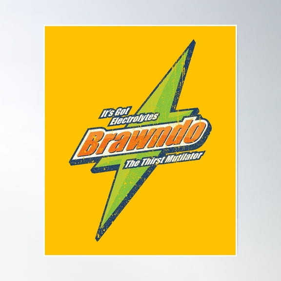 Brawndo Poster Wall Art, Modern Wall Decor, 8x12 UNFRAMED