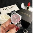 thumbnail image 5 of Guess Triangle Type Letter Quartz Ladies Steel Band Watch, 5 of 5