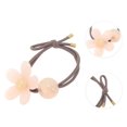 thumbnail image 3 of Unique Bargains 1 Pc Floral Beads Hair Elastic Band for Home Pink, 3 of 5