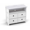 Legare Kids Furniture Classic Collection 4-Drawer Dresser, White