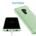 thumbnail image 6 of JETech Slim Fit Case for Samsung Galaxy S9+ Plus, Thin Phone Cover with Shock-Absorption and Carbon Fiber Design (Green), 6 of 7