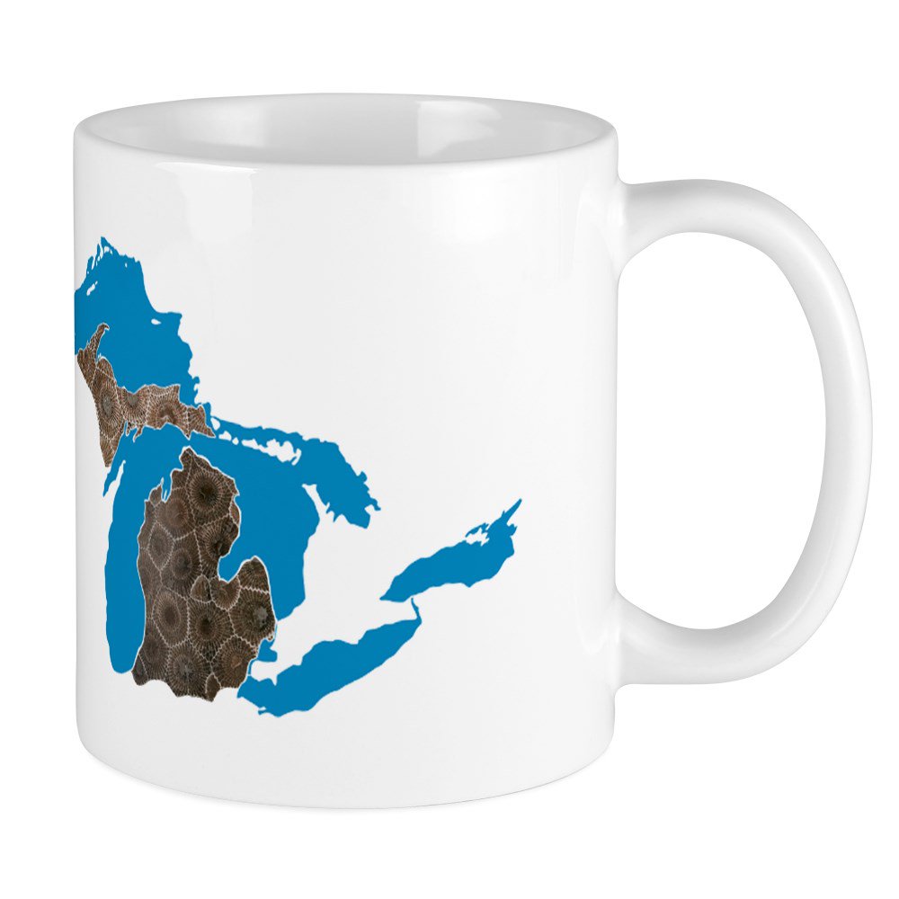 CafePress Great Lakes Michigan Petoskey Stone Mug Unique Coffee Mug