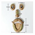 thumbnail image 3 of Qian Tree Face Decor Old Man Tree Hugger Bark Ghost Face Garden Yard Art Decor Easter Creative Props, 3 of 3